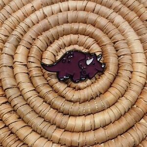 5/$25 NEW Triceratops Enamel Pin